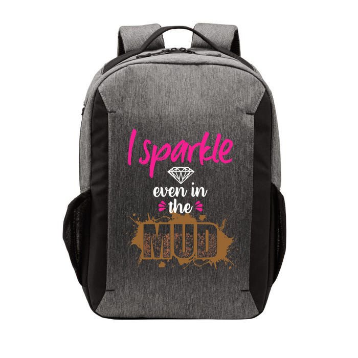 Mud Run Princess I Sparkle Even in Mud Team Girl ATV Gifts Vector Backpack