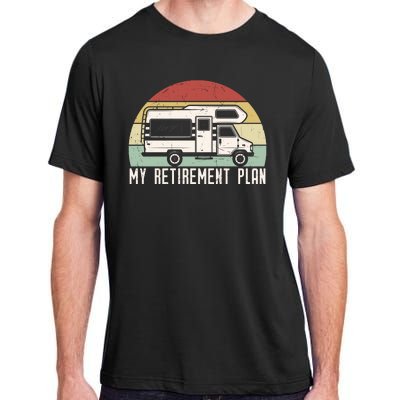 My Retirement Plan Run RV Retro Adult ChromaSoft Performance T-Shirt