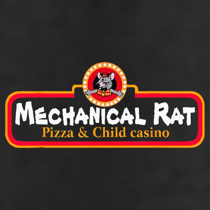 Mechanical Rat Pizza & Child Casino 11oz C Handle Ceramic Mug