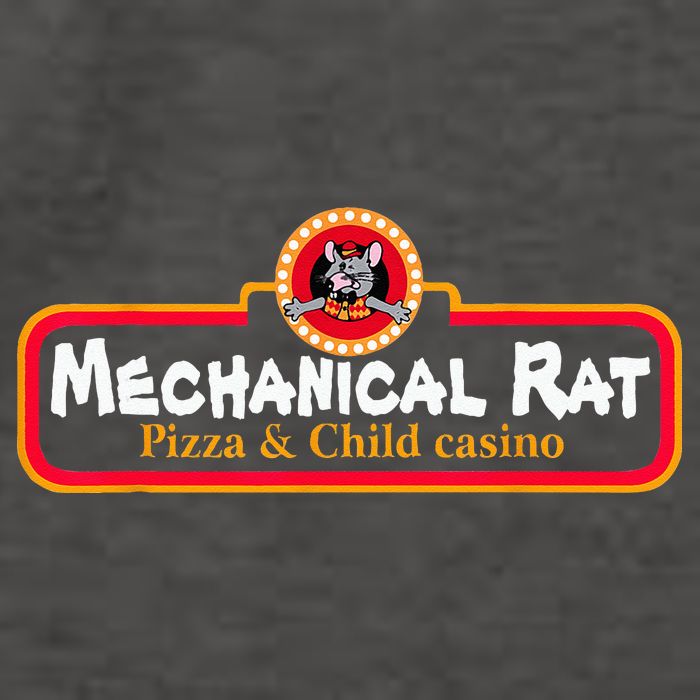 Mechanical Rat Pizza & Child Casino Vector Backpack