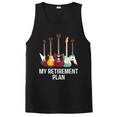 My Retirement Plan Guitar Gift Music Players Guitarist PosiCharge Competitor Tank