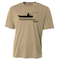 My Retirement Plan Funny Fishing Cooling Performance Crew T-Shirt