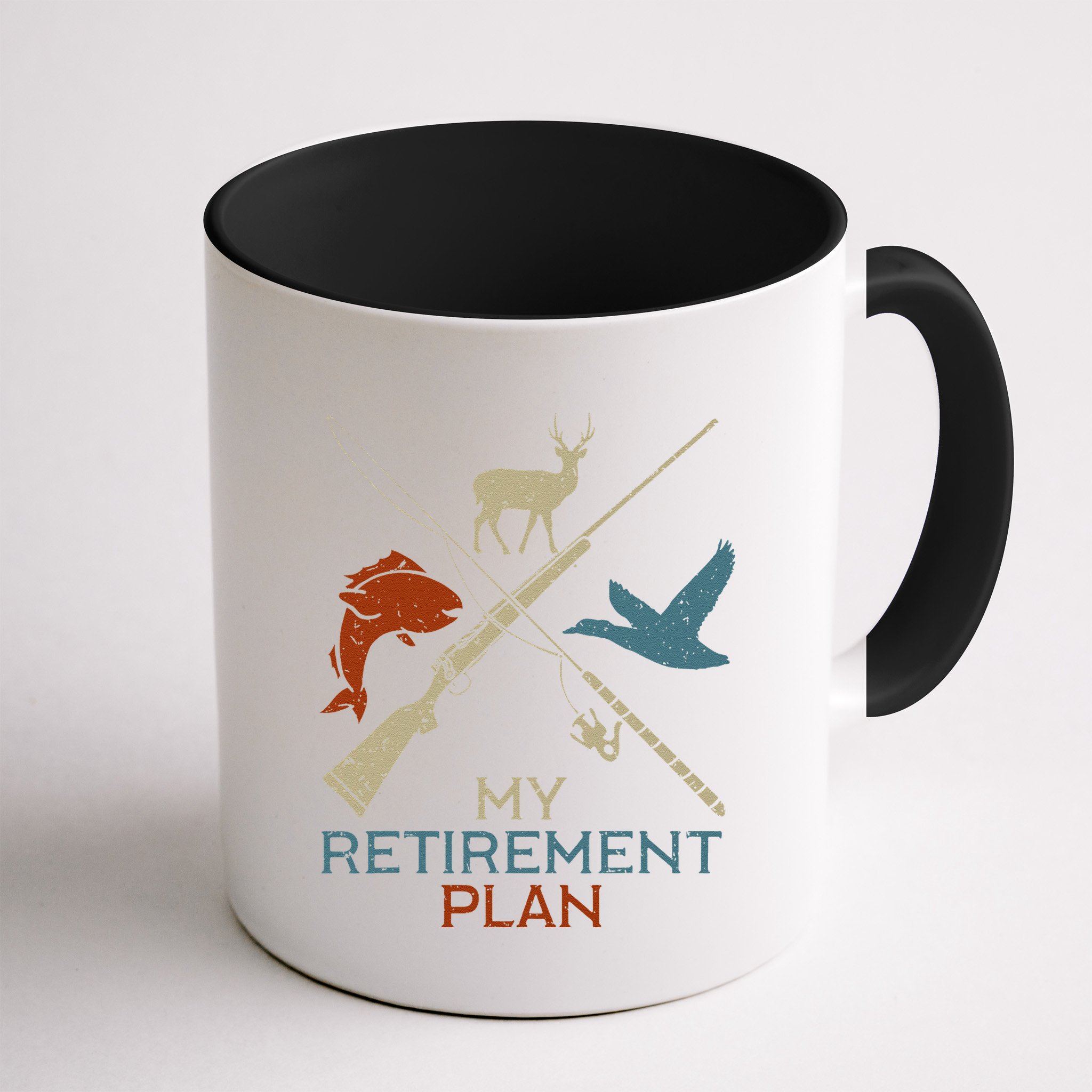 My Retirement Plan Hunting Fishing Hunter Grandfather Mug