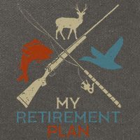 My Retirement Plan Hunting Fishing Hunter Grandfather Cotton Canvas Backpack
