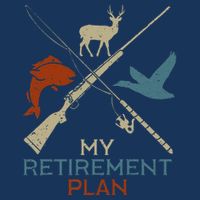 My Retirement Plan Hunting Fishing Hunter Grandfather Doggie Tank