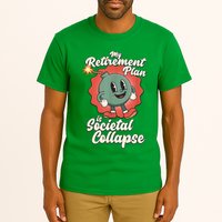 My Retirement Plan Is Societal Collapse Retro Toon Dread Tall T-Shirt
