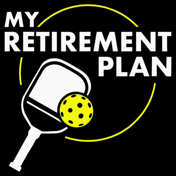 My Retirement Plan Funny Pickleball Slogan Cooling Performance Crew T-Shirt