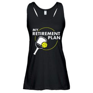 My Retirement Plan Funny Pickleball Slogan Ladies Essential Flowy Tank