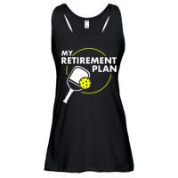 My Retirement Plan Funny Pickleball Slogan Ladies Essential Flowy Tank