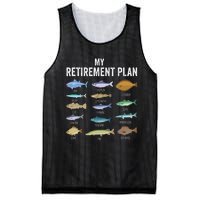 My Retiret Plan Fishing. Retiret Gift For Mesh Reversible Basketball Jersey Tank