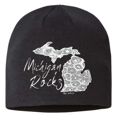 MICHIGAN ROCKS PETOSKEY STONE Sustainable Beanie