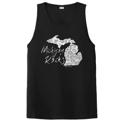 MICHIGAN ROCKS PETOSKEY STONE PosiCharge Competitor Tank