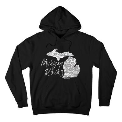 MICHIGAN ROCKS PETOSKEY STONE Tall Hoodie