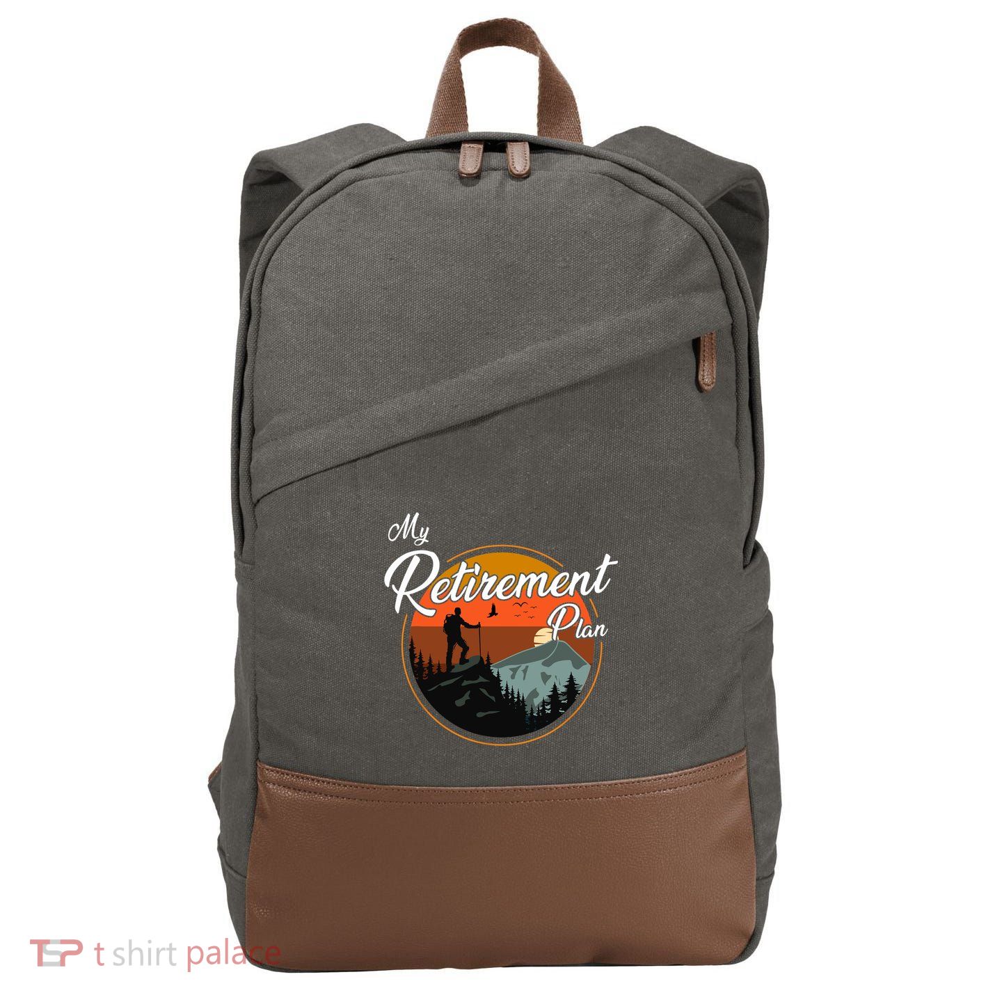 My Retirement Plan - Hiking Cotton Canvas Backpack