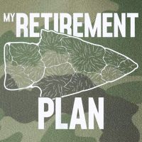 My Retirement Plan Arrowhead Hunting Flintknapping Legacy Tie Dye Trucker Hat