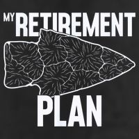 My Retirement Plan Arrowhead Hunting Flintknapping 25L Jumbo Tote