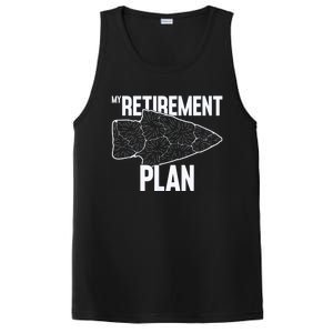 My Retirement Plan Arrowhead Hunting Flintknapping PosiCharge Competitor Tank