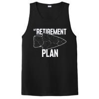 My Retirement Plan Arrowhead Hunting Flintknapping PosiCharge Competitor Tank