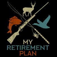 My Retirement Plan Hunting Fishing Hunter Grandfather Cooling Performance Crew T-Shirt
