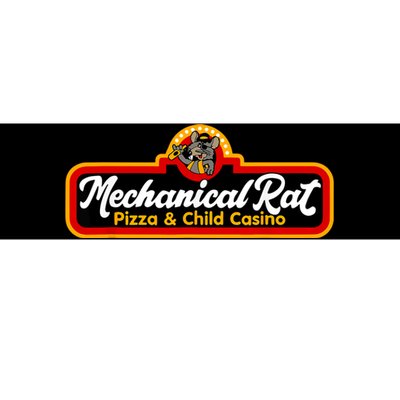 Mechanical Rat Pizza & Child Casino Bumper Sticker