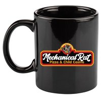 Mechanical Rat Pizza & Child Casino 11oz C Handle Ceramic Mug