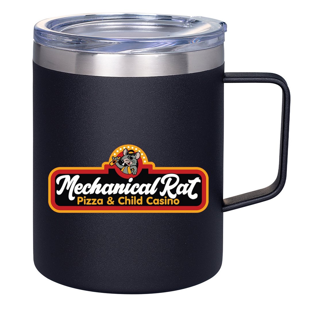Mechanical Rat Pizza & Child Casino 12oz Stainless Steel Coffee Mug