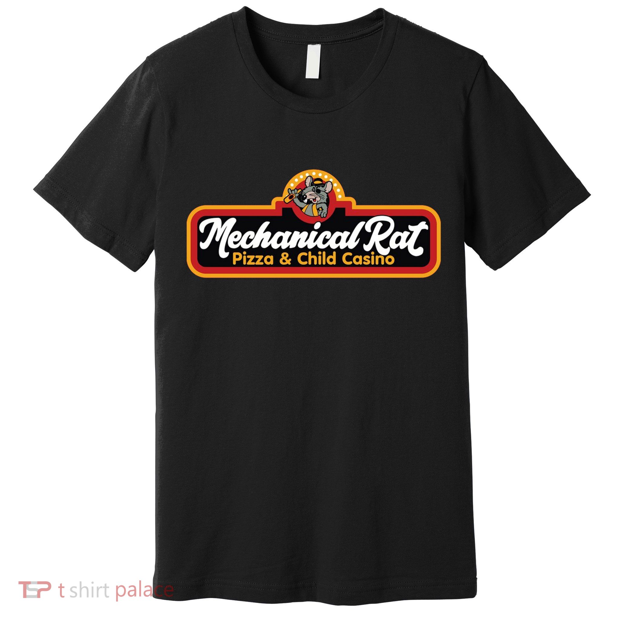 Mechanical Rat Pizza & Child Casino Premium T-Shirt