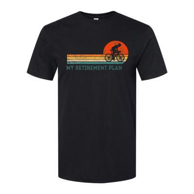 My Retirement Plan Bicycle Cycling Cyclist Retro Softstyle CVC T-Shirt