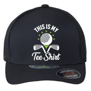 My Retirement Plan Golfer Golfing Golf Player Golf Course Flexfit Unipanel Trucker Cap