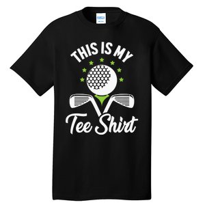 My Retirement Plan Golfer Golfing Golf Player Golf Course Tall T-Shirt