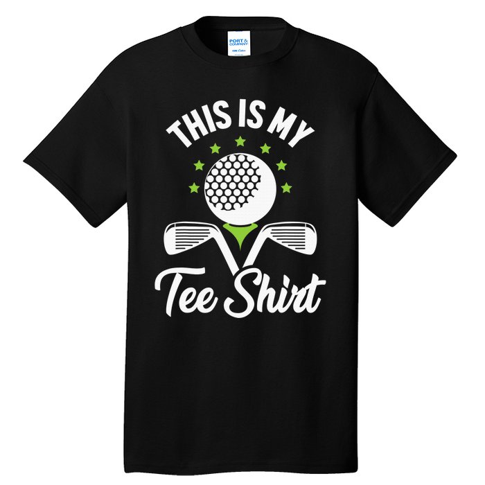 My Retirement Plan Golfer Golfing Golf Player Golf Course Tall T-Shirt