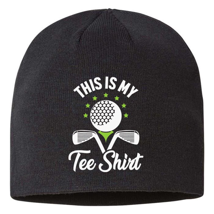 My Retirement Plan Golfer Golfing Golf Player Golf Course Sustainable Beanie