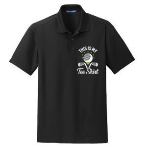 My Retirement Plan Golfer Golfing Golf Player Golf Course Dry Zone Grid Polo