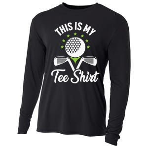 My Retirement Plan Golfer Golfing Golf Player Golf Course Cooling Performance Long Sleeve Crew