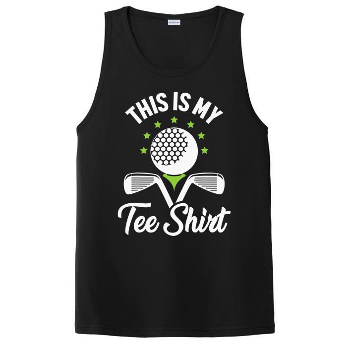 My Retirement Plan Golfer Golfing Golf Player Golf Course PosiCharge Competitor Tank