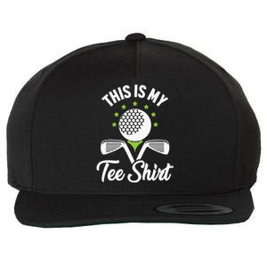 My Retirement Plan Golfer Golfing Golf Player Golf Course Wool Snapback Cap