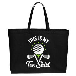 My Retirement Plan Golfer Golfing Golf Player Golf Course Cotton Canvas Jumbo Tote