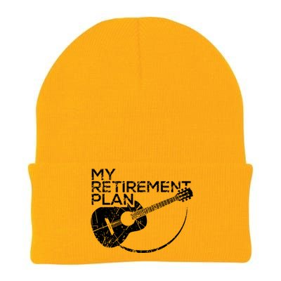 My Retirement Plan Guitar Knit Cap Winter Beanie