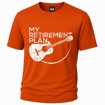 My Retirement Plan Guitar Cooling Performance Crew T-Shirt