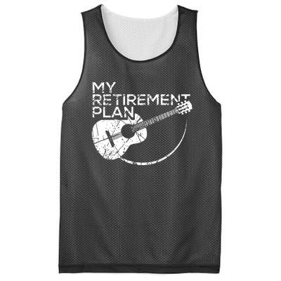 My Retirement Plan Guitar Mesh Reversible Basketball Jersey Tank