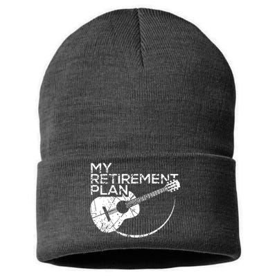 My Retirement Plan Guitar Sustainable Knit Beanie