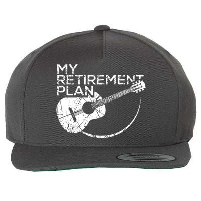 My Retirement Plan Guitar Wool Snapback Cap