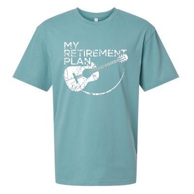 My Retirement Plan Guitar Sueded Cloud Jersey T-Shirt