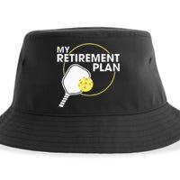 My Retirement Plan Funny Pickleball Slogan Gift Sustainable Bucket Hat