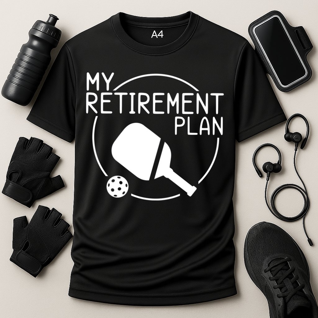 My Retirement Plan Pickleball Cooling Performance Crew T-Shirt