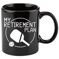 My Retirement Plan Pickleball 11oz C Handle Ceramic Mug