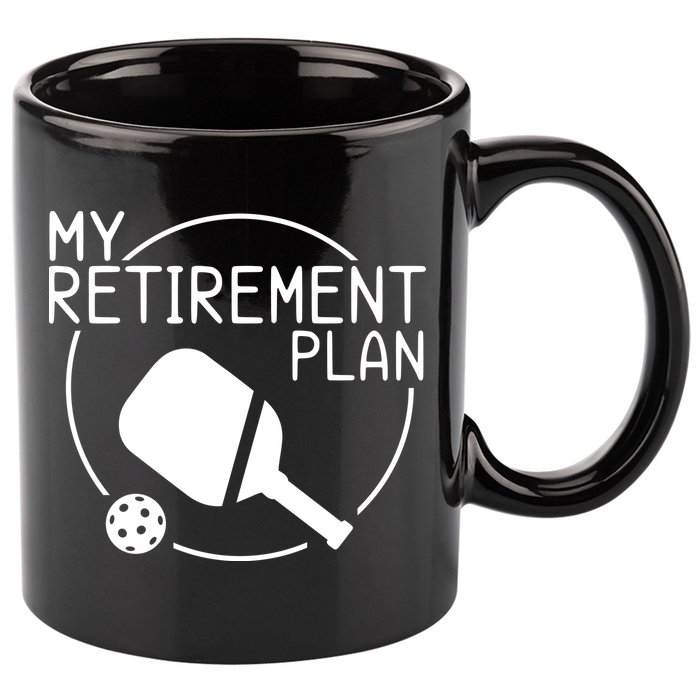 My Retirement Plan Pickleball 11oz C Handle Ceramic Mug