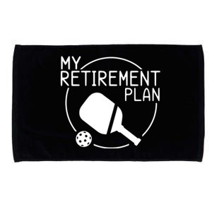 My Retirement Plan Pickleball Microfiber Hand Towel