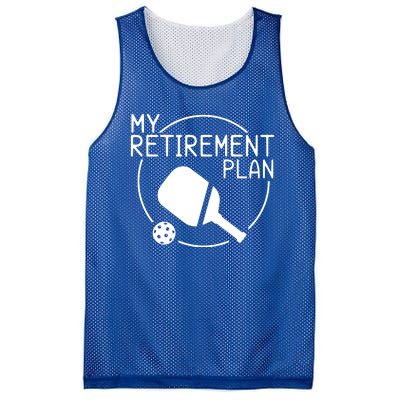 My Retirement Plan Pickleball Mesh Reversible Basketball Jersey Tank