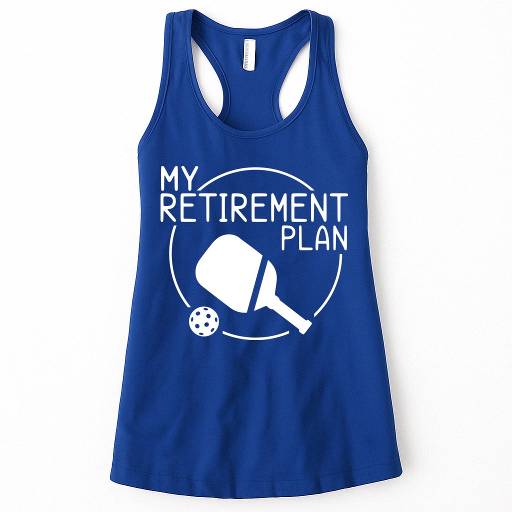 My Retirement Plan Pickleball Womens Tank Top